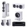 Домашний кинотеатр 5.1 HECO Victa Elite 702, White + AV-ресивер Onkyo TX-NR696 B M3